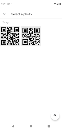 QRCode Reader Screen 2