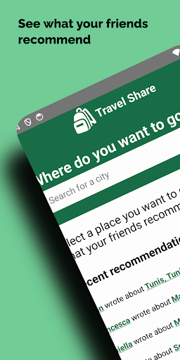 Android application Travel Share screenshort