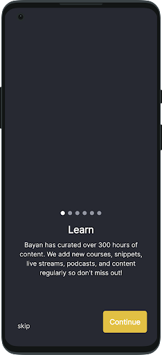 Android application Bayan On-Demand screenshort