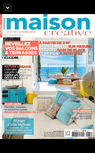 Android application Maison Créative - Le magazine screenshort