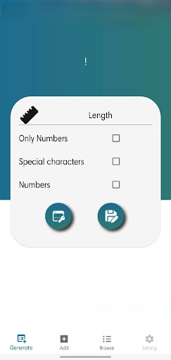 PassCreator Password Manager Screen 2