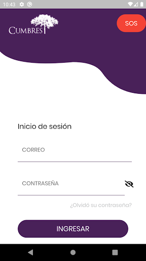 Android application Grupo Cumbres screenshort
