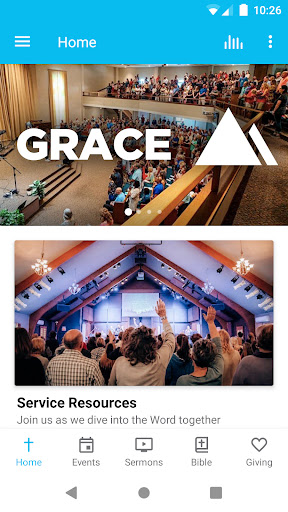 Android application Grace Church on the Mount screenshort