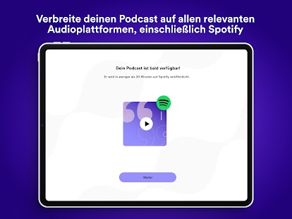 Spotify for Podcasters Capture d'écran