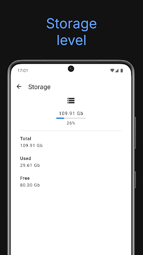 Screenshot of System information