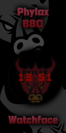 Phylax BBQ WatchFace Bull screenshot 1