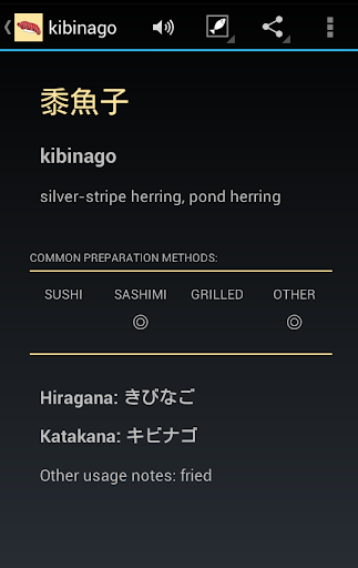 Sushi Dictionary Screenshot 2 - AppWisp.com