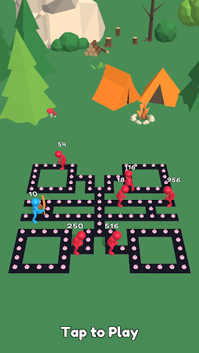 Android application Number Hunter: Stickman Maze screenshort