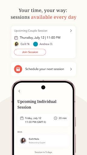 Screenshot of OurRitual: Couples Support
