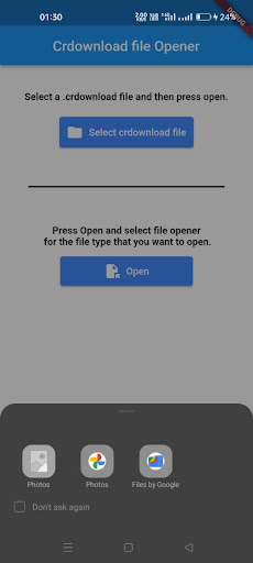 Crdownload File Viewer Screen 3