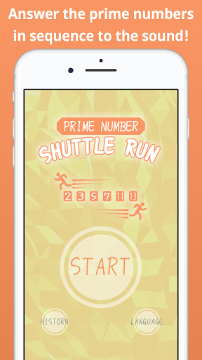 Android application Prime Number Shuttle Run screenshort