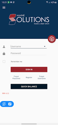 Android application Maine Solutions FCU Mobile screenshort