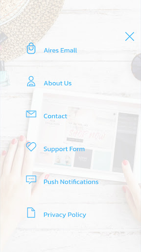 Android application Aires emall screenshort