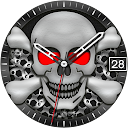 Analog SCULL Animated Watch