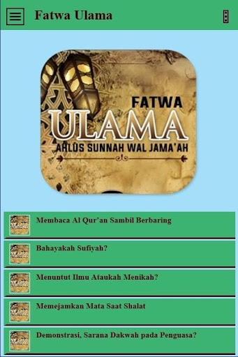Fatwa Para Ulama Muslim