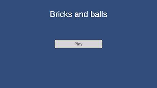Android application Bricks and Balls screenshort