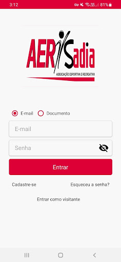 Android application AER Sadia screenshort