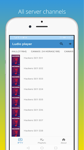 Ludio player for IPTV screenshot 3