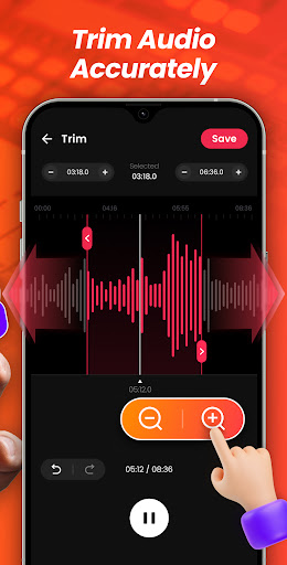 Screenshot of Audio Editor, MP3 Cutter