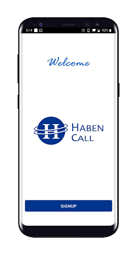 Android application Habencall screenshort