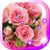 Pink Roses Free live wallpaper icon