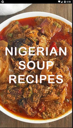 Android application Nigerian Soup Recipes screenshort