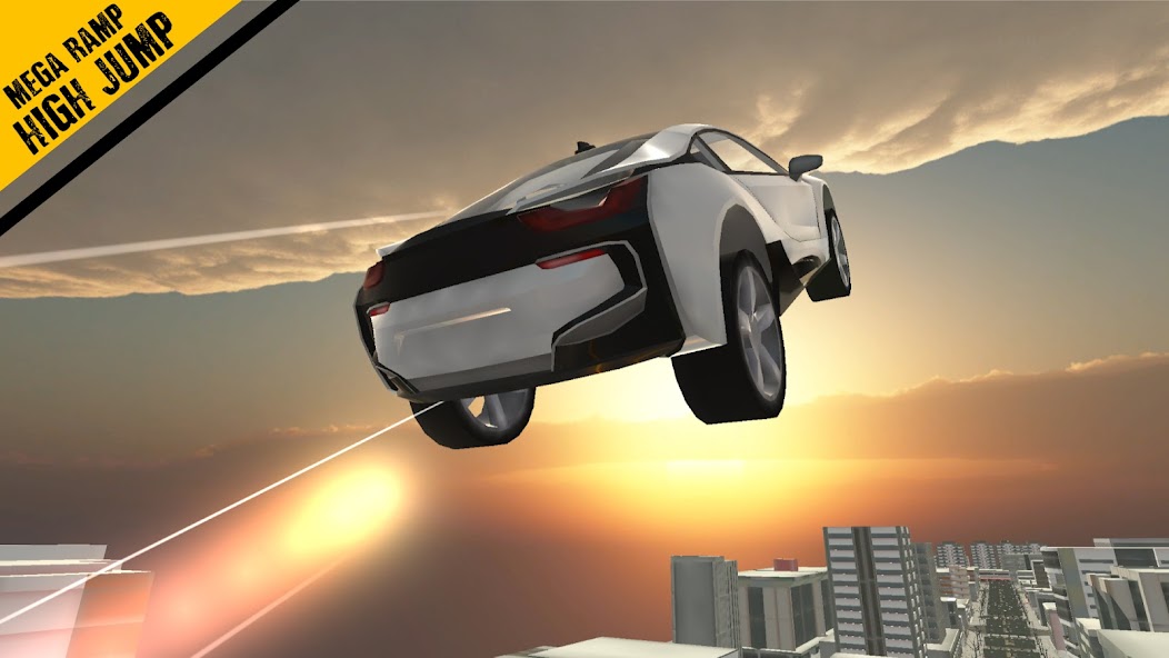 Car Crash Mega Ramp Jump Games 13.11 APK + Мод (Unlimited money) за Android
