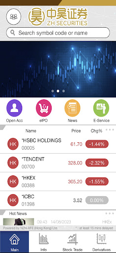 Android application ZH Sec screenshort