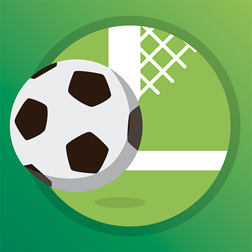 Football kick logo