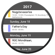 Calendar for wear