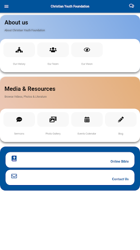 Christian Youth Foundation Screen 2