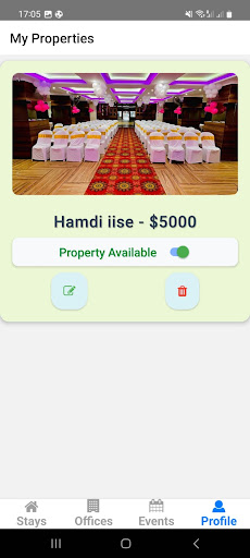 Android application Trastep screenshort