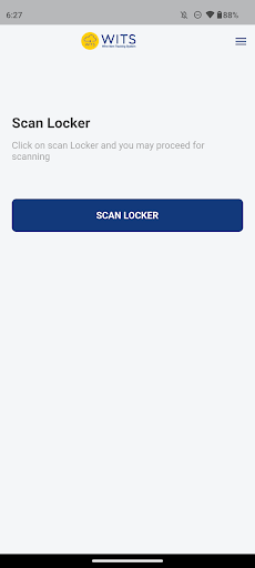 Android application WITS Locker Recipient screenshort