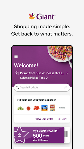 Android application Giant Food screenshort