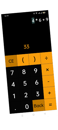 Android application Calculator GL screenshort