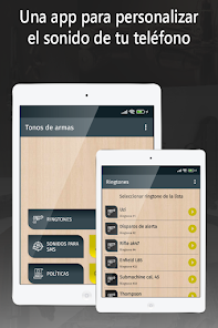 Captura 9 ringtones de armas, sonidos android