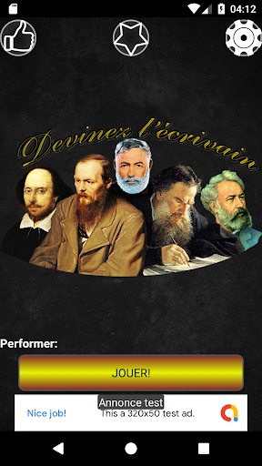 Aperçu de l'application
