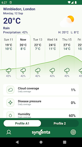 Android application Weather screenshort