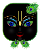 Lord Krishna 3D eye Wallpaper icon