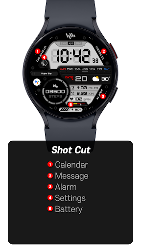SamWatch Digital I Screen 3