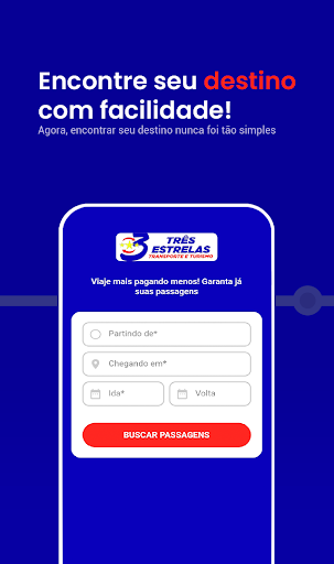 Android application Três Estrelas Turismo screenshort