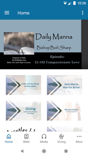 Android application Apostles Way Ministries screenshort