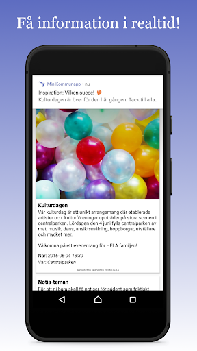 Min Kommunapp Screen 2