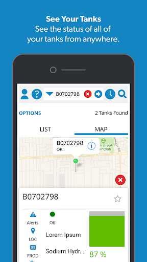 Android application SMARTank screenshort