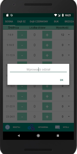 Drzewostan - szacunki brakarsk