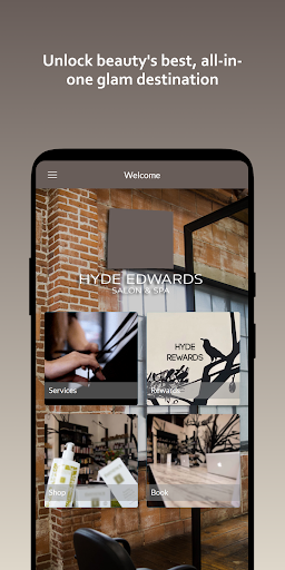 Android application Hyde-Edwards Salon & Spa screenshort