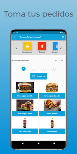 Android application Comandax screenshort