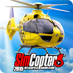 Cover Image of Tải xuống Máy bay trực thăng Simulator SimCopter 2015  APK