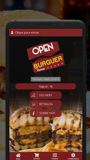 Android application Open Burguer screenshort