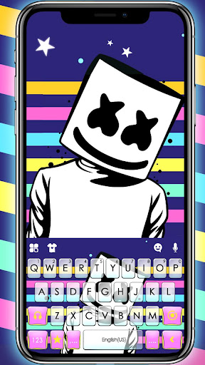 Android application Colorful Night DJ Theme screenshort